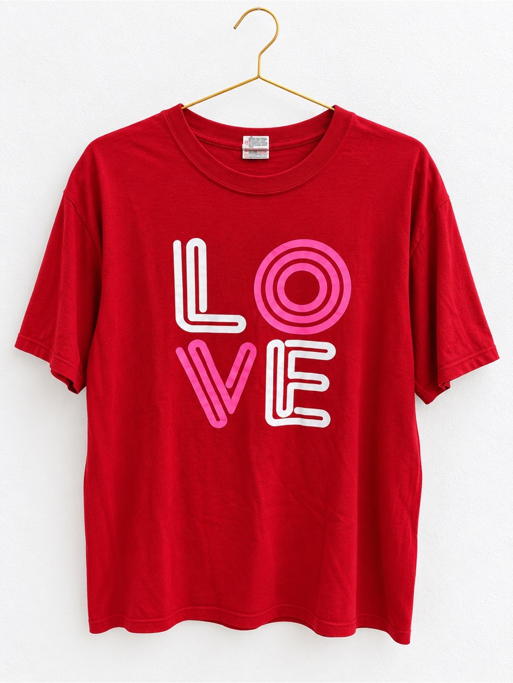 Red "LOVE" Graphic Tee